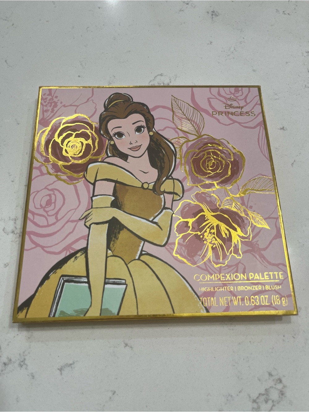 Disney Belle Pink and Gold Face Palette